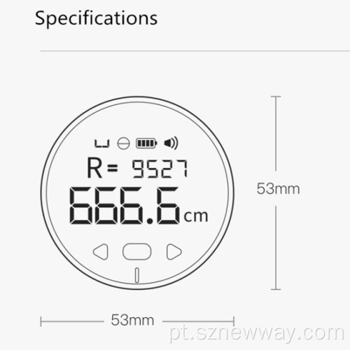 Régua eletrônica Xiaomi DUKA Small Q